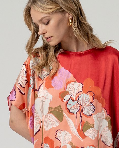 SURKANA - blusa hisa - ROSSO