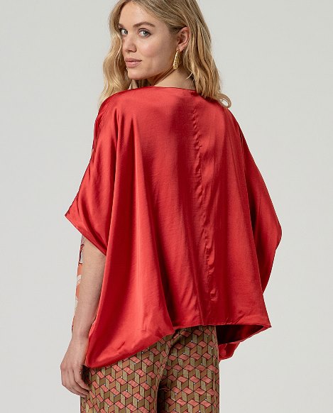 SURKANA - kimono hisa - ROSSO