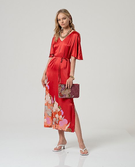 SURKANA - abito hisa - ROSSO