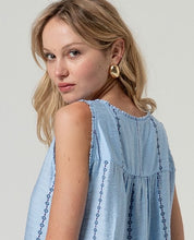 SURKANA - top inlo - CELESTE POLVERE