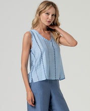 SURKANA - top inlo - CELESTE POLVERE