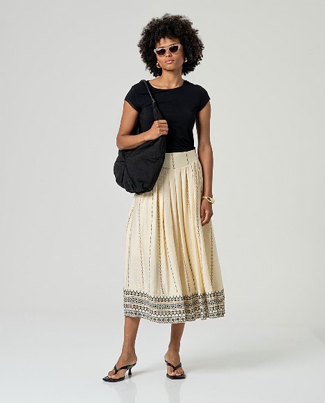 SURKANA - maxi gonna inlo - CRUDO