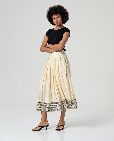 SURKANA - maxi gonna inlo - CRUDO