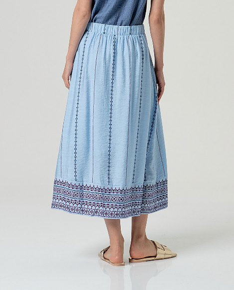 SURKANA - maxi gonna inlo - CELESTE POLVERE