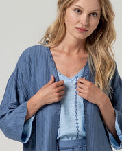 SURKANA - giacca kimono inte - AZUL