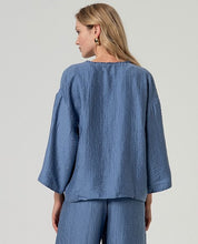 SURKANA - giacca kimono inte - AZUL