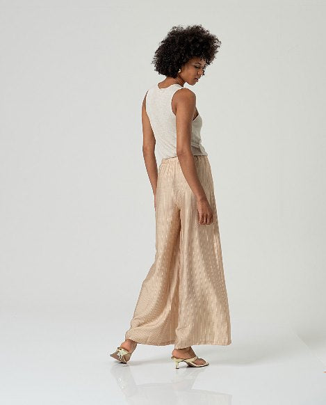 SURKANA - pantaloni sony palazzo - SAND