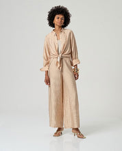 SURKANA - pantaloni sony palazzo - SAND