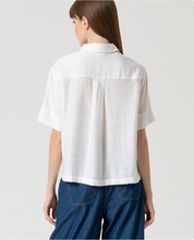 SURKANA - camicia manica corta - BIANCO