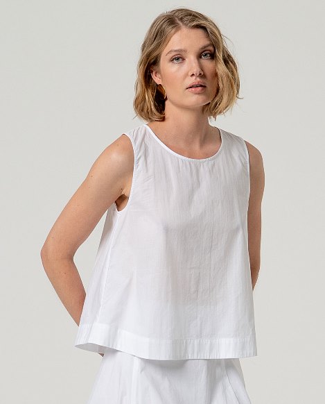 SURKANA - top baku - OFF WHITE