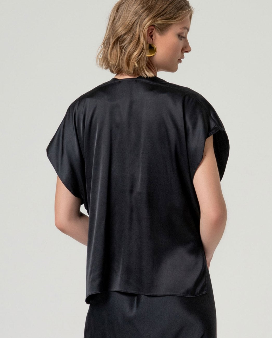 SURKANA - blusa biso nodo - NERO