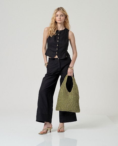 SURKANA - gilet nape - NERO