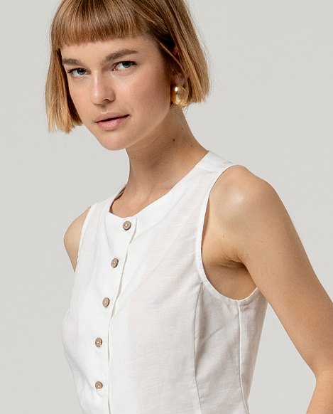 SURKANA - gilet nape - BIANCO