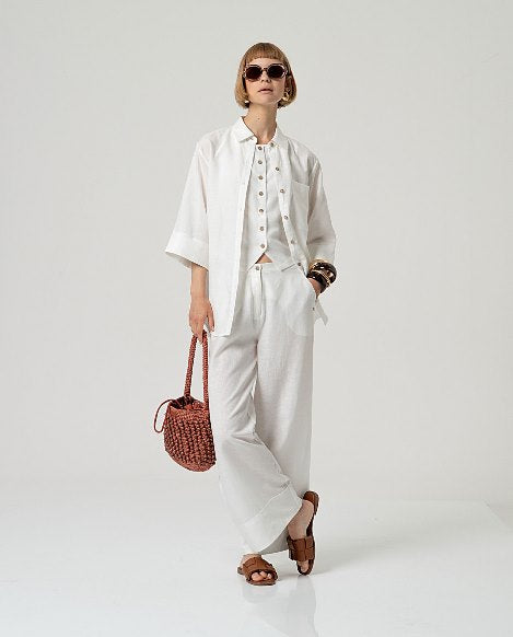 SURKANA - gilet nape - BIANCO