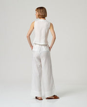SURKANA - pantaloni nape palazzo - BIANCO