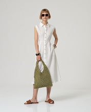 SURKANA - abito camicia nape - BIANCO