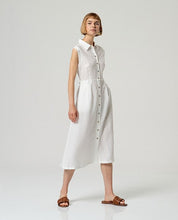 SURKANA - abito camicia nape - BIANCO