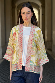 one-hundred-stars-1 - giacca kimono - GIANT KANTHA LIME