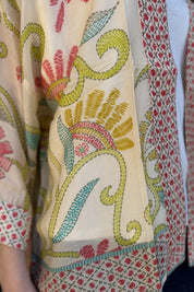 one-hundred-stars-1 - giacca kimono - GIANT KANTHA LIME