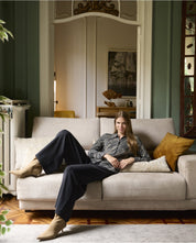SURKANA - pantalone palazzo - NERO