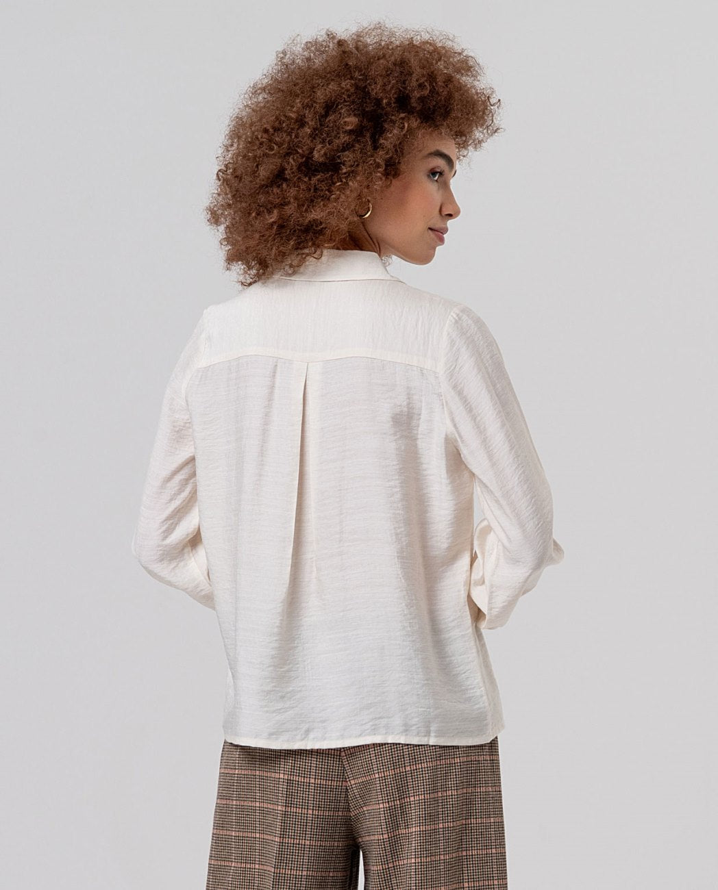 SURKANA - camicia splle a sbuffo - CRUDO