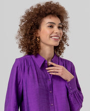 SURKANA - camicia splle a sbuffo - PORPORA