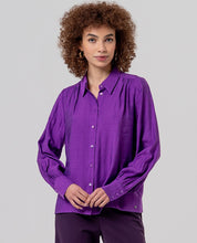 SURKANA - camicia splle a sbuffo - PORPORA