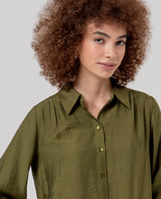 SURKANA - camicia splle a sbuffo - VERDE