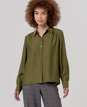 SURKANA - camicia splle a sbuffo - VERDE