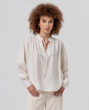 SURKANA - blusa oversize scollo v - CRUDO