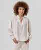 SURKANA - blusa oversize scollo v - CRUDO