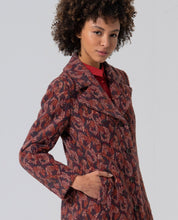 SURKANA - cappotto fantasia - MATTONE