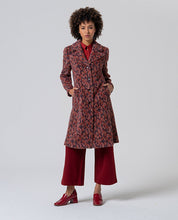 SURKANA - cappotto fantasia - MATTONE