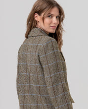 SURKANA - cappotto lungo texture a quadri - KAKI