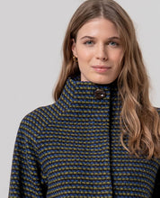 SURKANA - cappotto corto texture pied-de-poule bicolore - VERDE