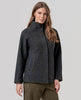 SURKANA - cappotto corto texture pied-de-poule bicolore - VERDE