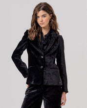 Surkana blazer in velluto nero
