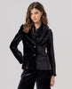 SURKANA - blazer in velluto - NERO