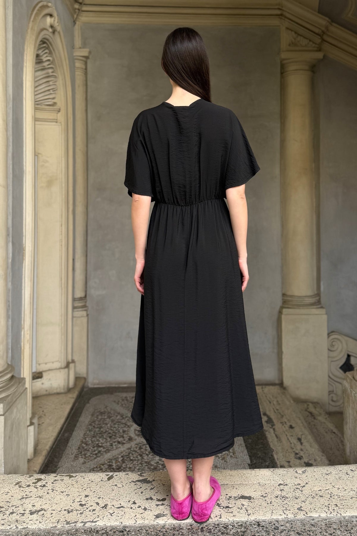 ARTEFILIA-MILANO - abito marea - NERO