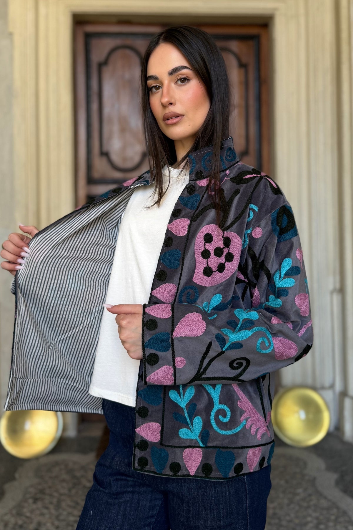 FABRICE PARIS - giacca kimono moucheron - 54