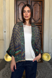 one-hundred-stars-1 - giacca kimono wool - AMULET EMERALD