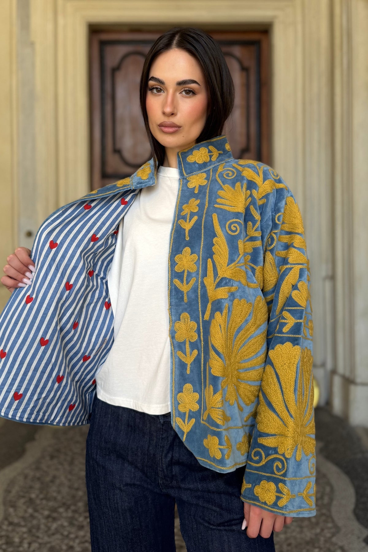 FABRICE PARIS - giacca kimono moucheron - 36