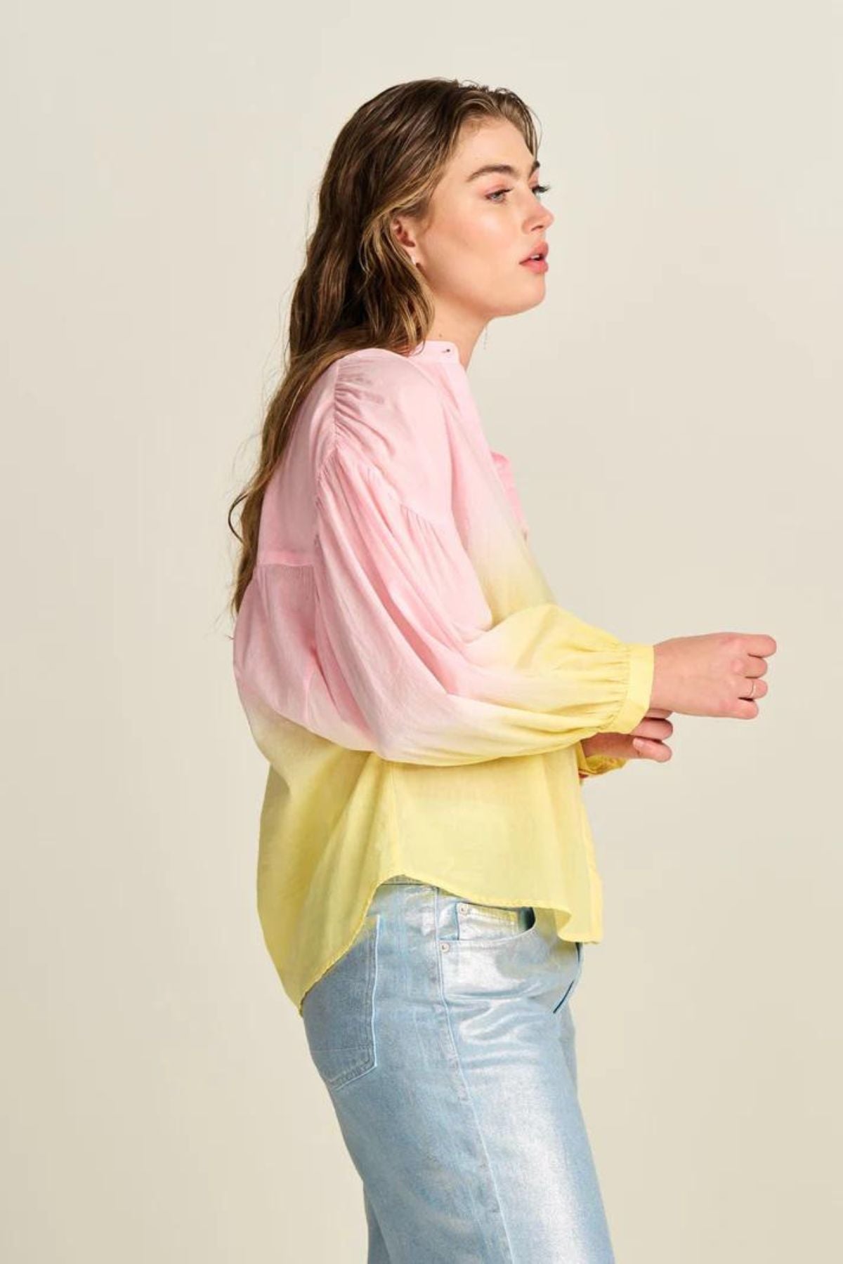 POM AMSTERDAM - blouse faded - BLOOMING PINK