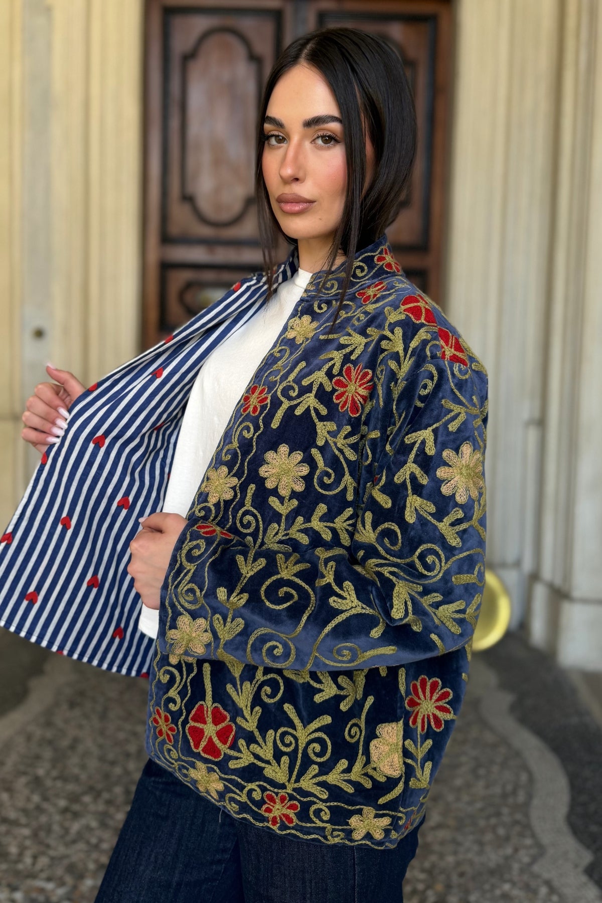 FABRICE PARIS - giacca kimono moucheron - 58