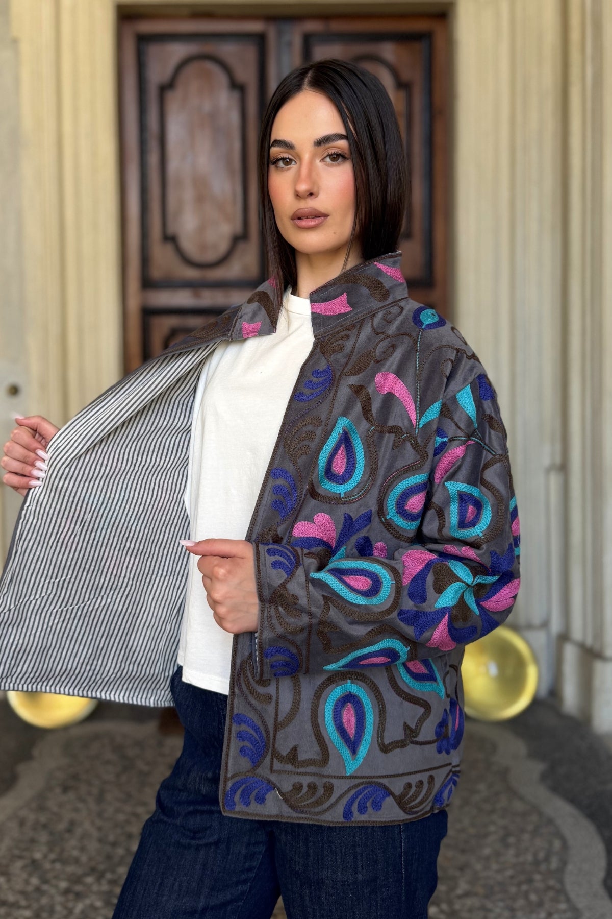 FABRICE PARIS - giacca kimono moucheron - 67