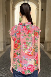 MAISON HOTEL - blusa lucas - ROUGE