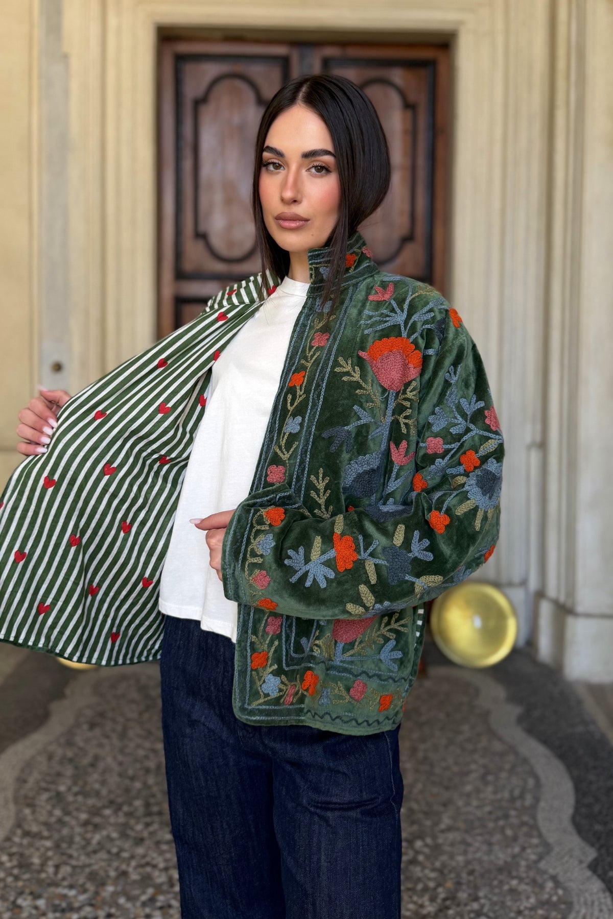 FABRICE PARIS - giacca kimono moucheron - 46