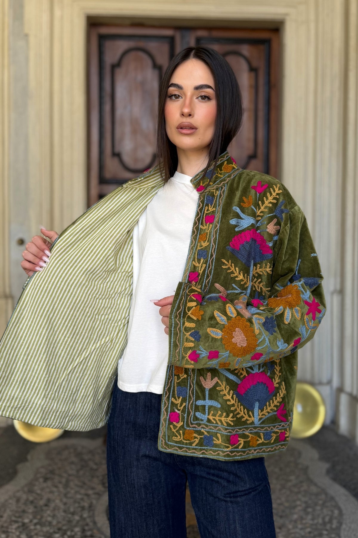 FABRICE PARIS - giacca kimono moucheron - 63
