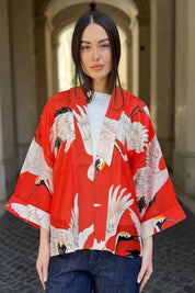 one-hundred-stars-1 - giacca kimono - STORK SCARLET