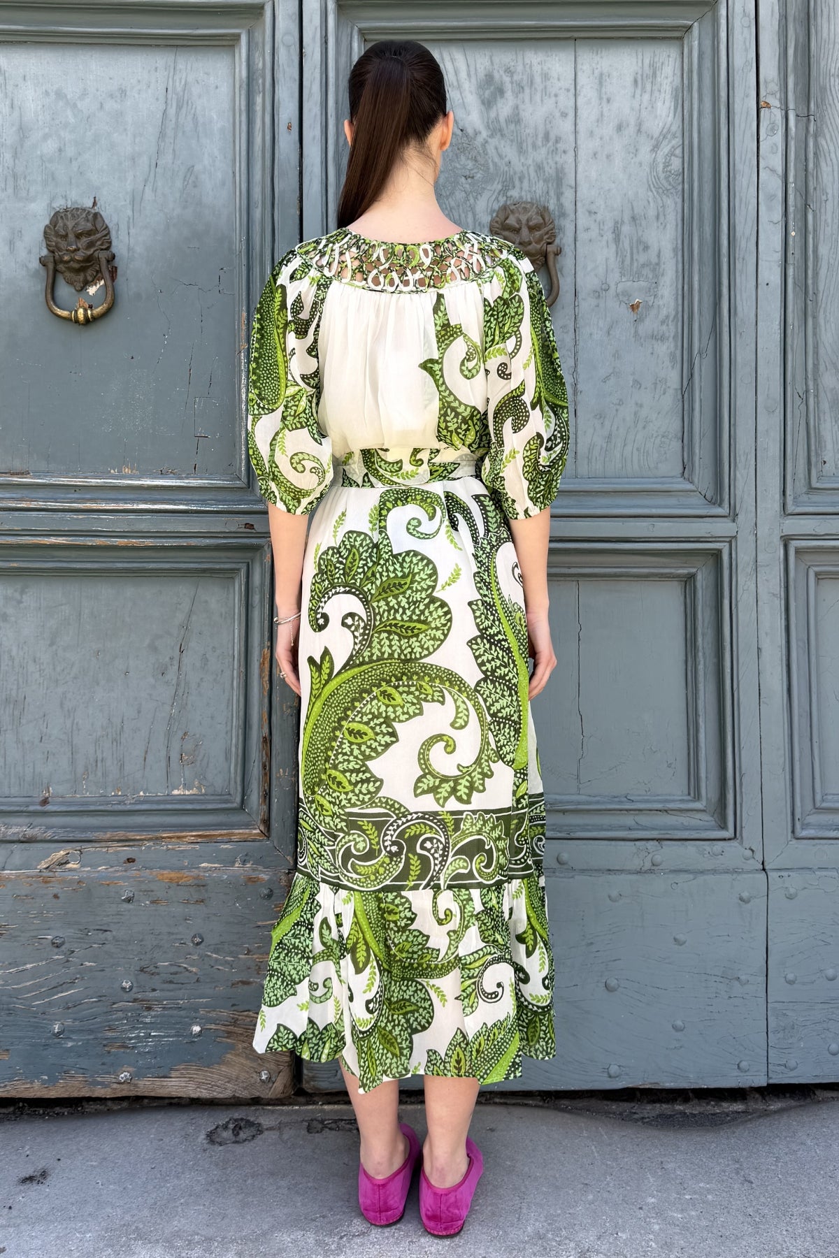 DERHY - abito melissandre - GREEN